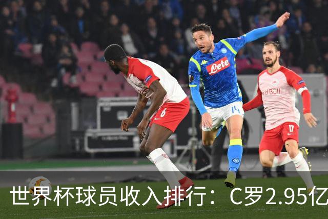 世界杯球员收入排行：C罗2.95亿美元领跑，梅西1.4亿，姆巴佩1亿