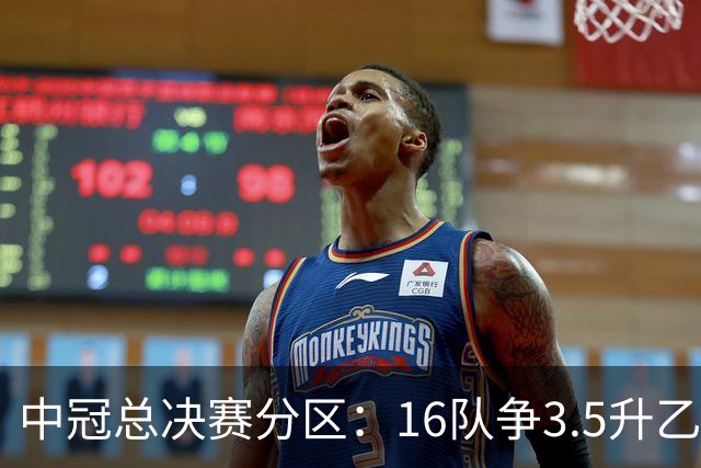 中冠总决赛分区：16队争3.5升乙名额 南区广东晨星、江苏常晋等队