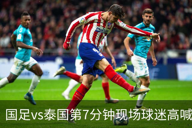 国足vs泰国第7分钟现场球迷高喊武磊，并拼出“Wu Lei”的字样